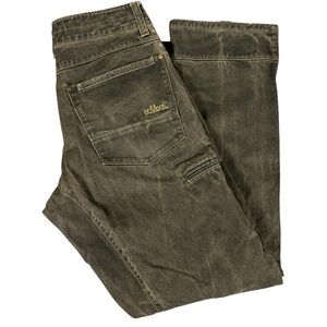 Kuhl Rydr Pants Vintage Patina Dye Men's Jeans 32x32 Khaki Green